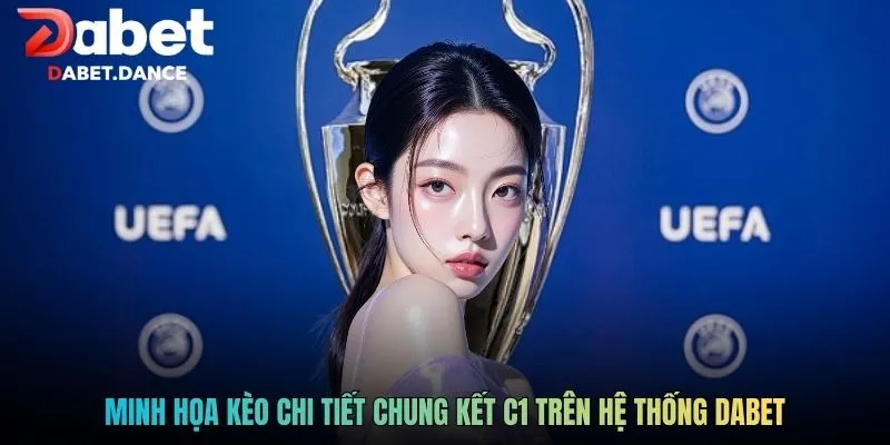 Minh họa kèo chi tiết chung kết C1 trên hệ thống DABET