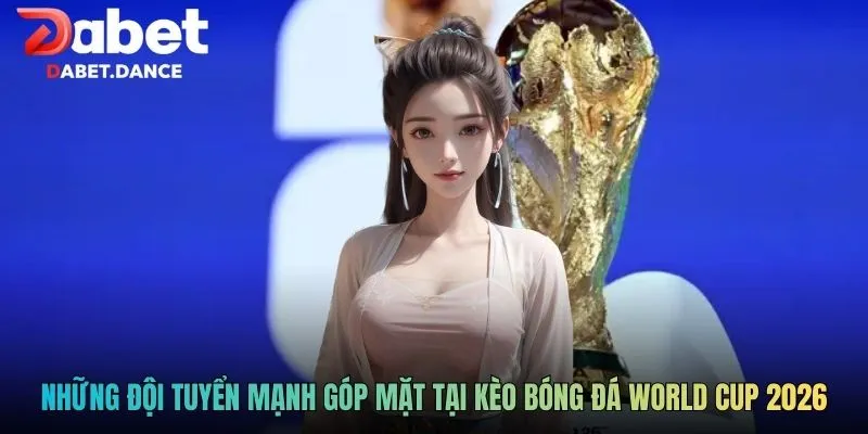 Những đội tuyển mạnh góp mặt tại kèo bóng đá World Cup 2026